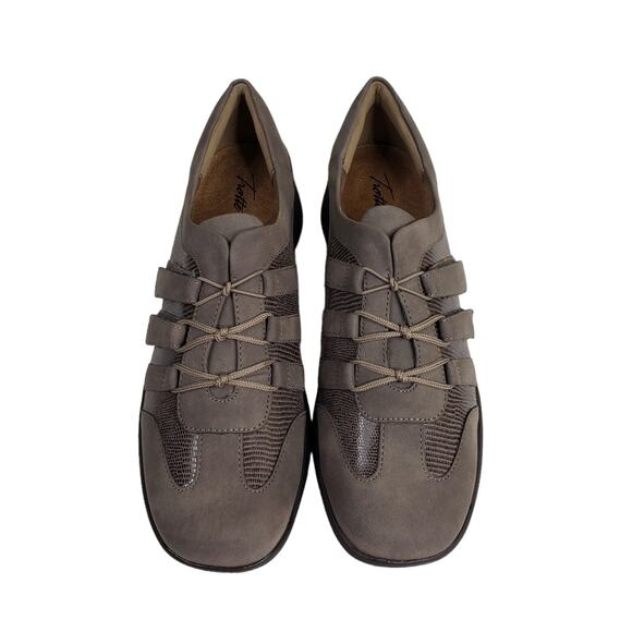 TROTTERS Womens 11M Joy Slip-On Sneaker in Taupe Leather NEW - Picture 3 of 12